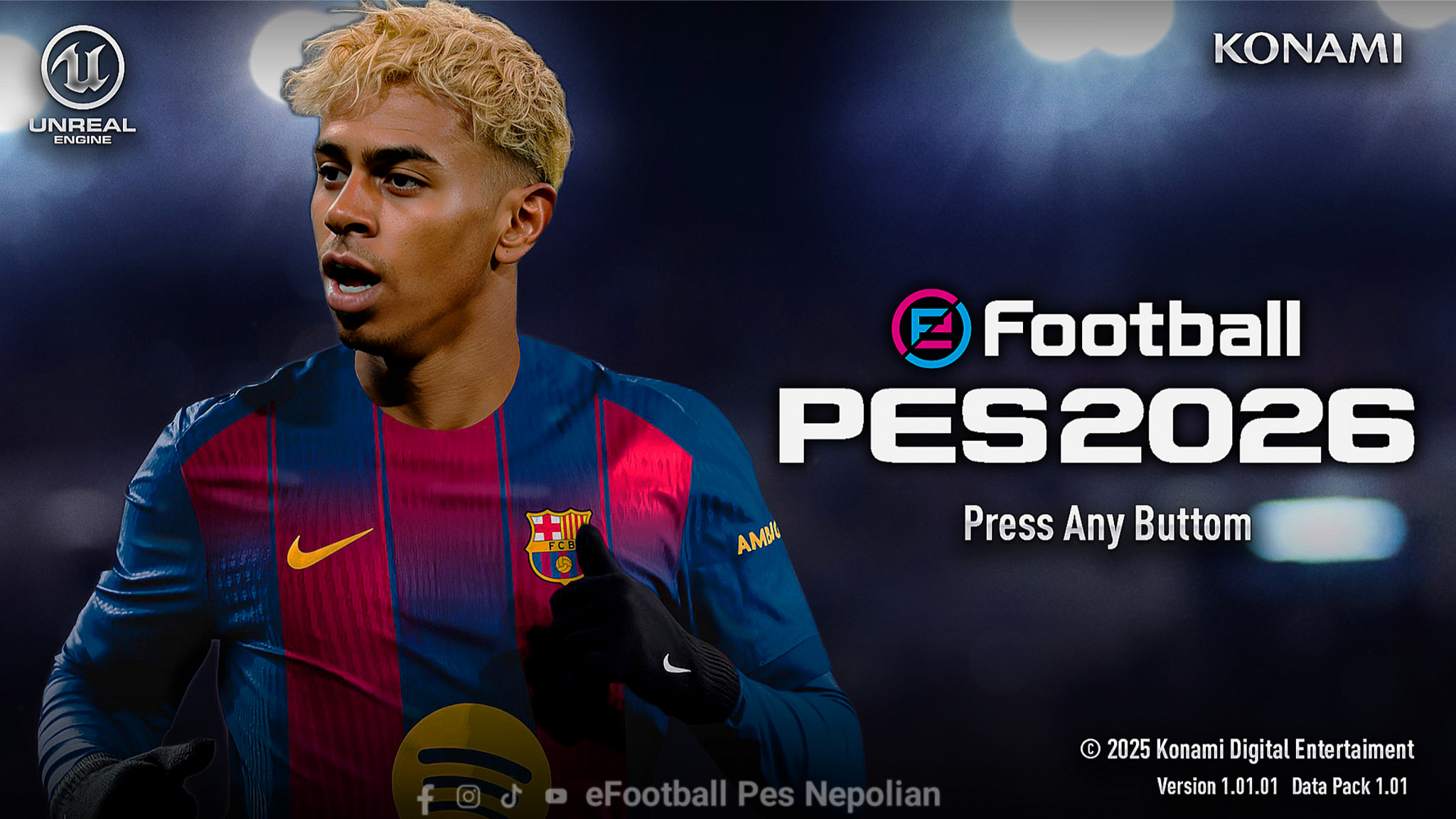 Capa do Jogo PES 2026